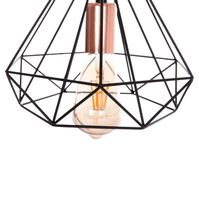 ПАНЕЛЕН ЛАМПА HM4041 3-LIGHT ЧЕРЕН МЕТАЛ 25x22x123Hcm.