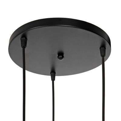 ПАНЕЛЕН ЛАМПА HM4041 3-LIGHT ЧЕРЕН МЕТАЛ 25x22x123Hcm.