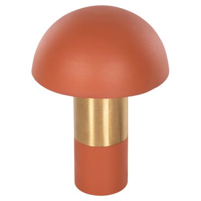 TABLE LAMP PUNE HM4252.08 METAL IN ORANGE-GOLD Φ31x44Hcm.
