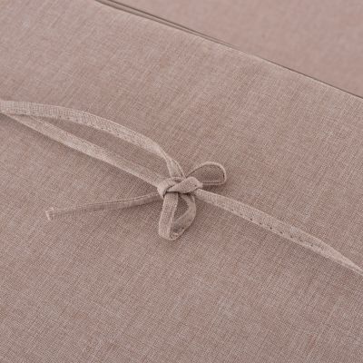 SUNLOUNGER CUSHION KIHEI HM21094.02 OLEFIN IN BEIGE WITH FOAM FILLING 198x70x20Hcm.