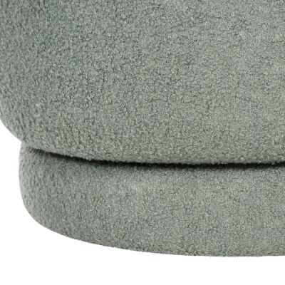 ТАБУРЕТКА С ВЪРТЯЩА СЕ ОБЛЕГАЛКА KRIVIO HM9775.07 СВЕТЛО ЗЕЛЕН ТЕДИ ПЛАТ 52x53x60Hсм.