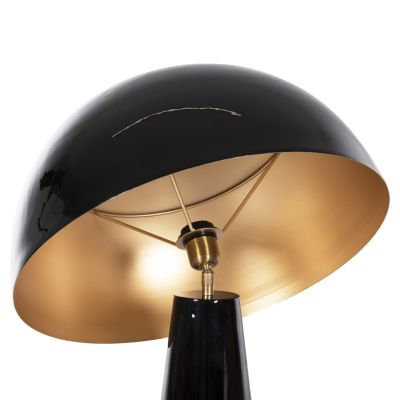 FLOOR LAMP SMUSH HM4256.04 METAL IN BLACK-ROTATING CAP Φ50x100Hcm.