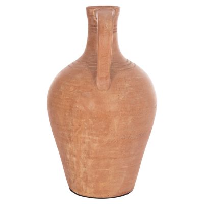 DECORATIVE VASE (AMPHORA) FEAX HM4676.08L TERRACOTA IN NATURAL--35x35x58Hcm.