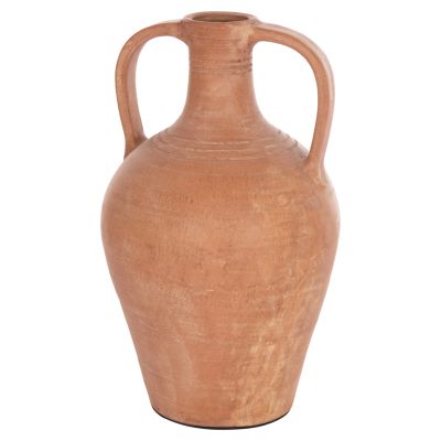DECORATIVE VASE (AMPHORA) FEAX HM4676.08L TERRACOTA IN NATURAL--35x35x58Hcm.