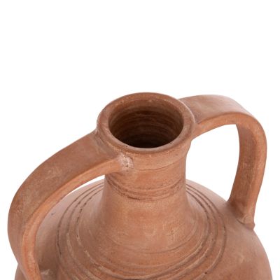 DECORATIVE VASE (AMPHORA) FEAX HM4676.08L TERRACOTA IN NATURAL--35x35x58Hcm.