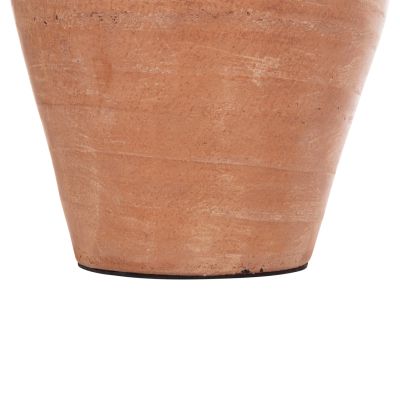 DECORATIVE VASE (AMPHORA) FEAX HM4676.08L TERRACOTA IN NATURAL--35x35x58Hcm.