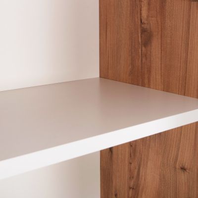 КУХНЕНСКИ ШКАФ RAD HM18196.04 МЕЛАМИН В НАТУРАЛЕН ЦВЯТ-БЯЛО 55,5x32x165Hcm.