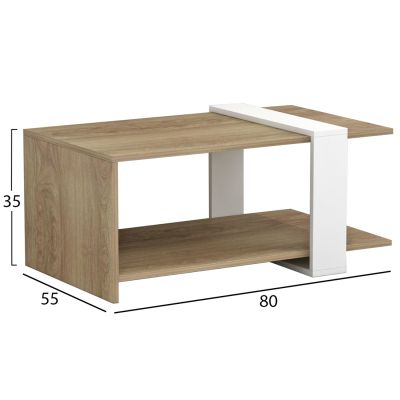 ХОЛНА МАСА WILMA HM8950.11 МЕЛАМИН В НАТУРАЛНО-БЯЛО 80Χ50Χ35Hcm.
