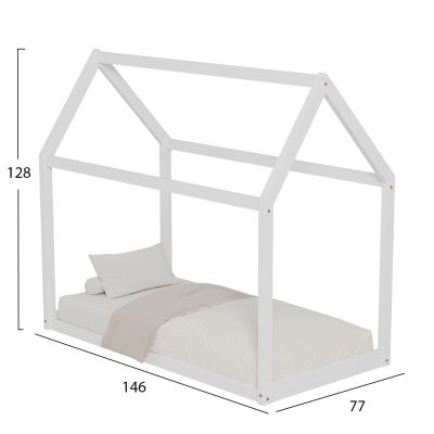 ДЕТСКО ЛЕГЛО PEPE HM678.03 t.МОНТЕСОРИ МАСИВ БОРОВО ДЪРВО В БЯЛО- 140x70см.