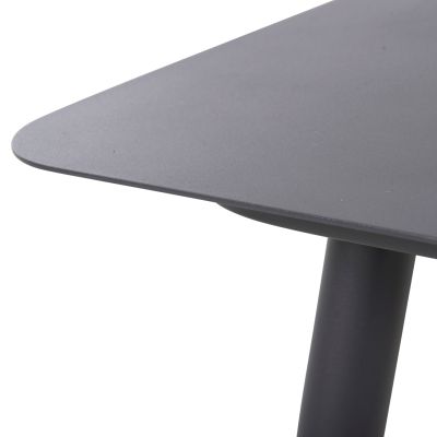 OUTDOOR LOUNGE 4PCS SET FREJA HM6057.03 ALUMINUM IN ANTHRACITE-PE RATTAN IN BEIGE-ANTHRACITE CUSHIONS