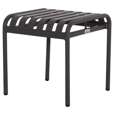 ALUMINUM STOOL RACHEL HM6340.01 GREY COLOR 45x45x46Hcm.