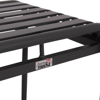 ALUMINUM STOOL RACHEL HM6340.01 GREY COLOR 45x45x46Hcm.