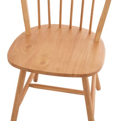 WOODEN CHAIR ZAYLEE IN NATURAL COLOR HM8921.01 48x45x93 cm.