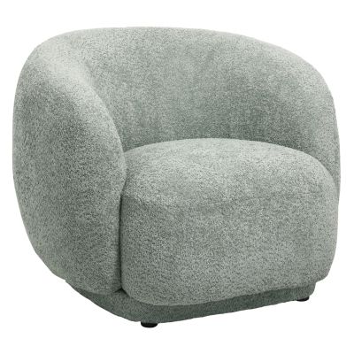 КРЕСЛО KARPEN HM9600.05 ШАМ ФЪСТЪК ЗЕЛЕН БУКУЛ ПЛАТ 93x87x78H см.