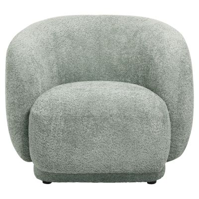 КРЕСЛО KARPEN HM9600.05 ШАМ ФЪСТЪК ЗЕЛЕН БУКУЛ ПЛАТ 93x87x78H см.