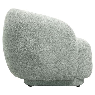 КРЕСЛО KARPEN HM9600.05 ШАМ ФЪСТЪК ЗЕЛЕН БУКУЛ ПЛАТ 93x87x78H см.