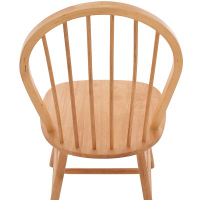 WOODEN CHAIR ZAYLEE IN NATURAL COLOR HM8921.01 48x45x93 cm.