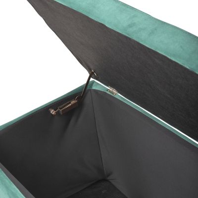 ТАБУРЕТКА-РАКЛА ПЪНК HM279.13 КИПАРИСНО ЗЕЛЕНО КАДИФЕ 90x50x52H см.