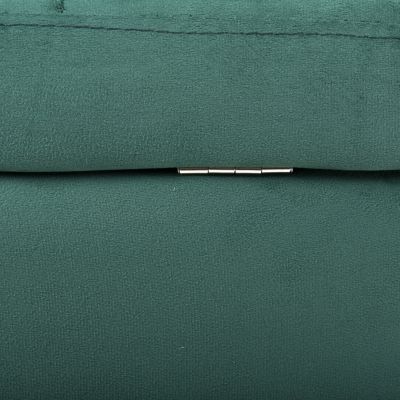 ТАБУРЕТКА-РАКЛА ПЪНК HM279.13 КИПАРИСНО ЗЕЛЕНО КАДИФЕ 90x50x52H см.