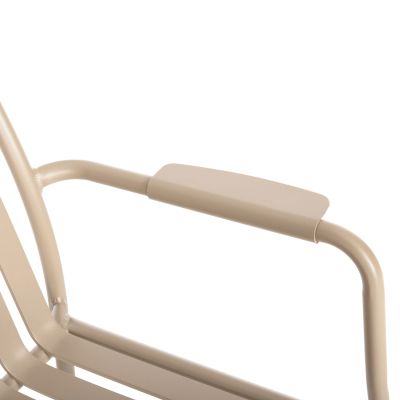ALUMINUM ARMCHAIR RACHEL HM6088.04 CHAMPAGNE COLOR 63x58x85Hcm.