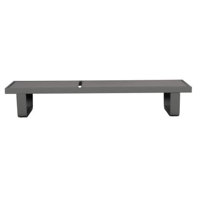 ALUMINUM SUNBED RICKON WITH TESLIN FABRIC HM6292.01 GREY COLOR 198x61,5x97Hcm.