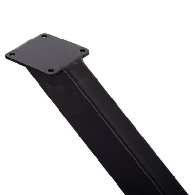 TABLE BASE/LEGS METAL IN CROSS DESIGN HM6255 FOR TABLETOP 120x80cm--BLACK