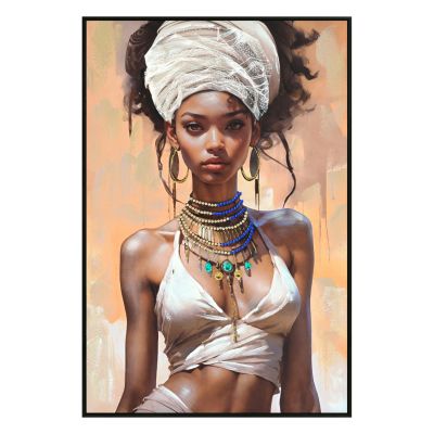 WALL PAINTING MARIP HM4571 BLACK PS FRAME-PRINTED CANVAS 82x4,5x122Hcm.