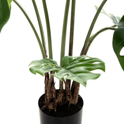 DECORATIVE SYNTHETIC PLANT HM7991 MONSTERA TREE IN POT 100H cm.