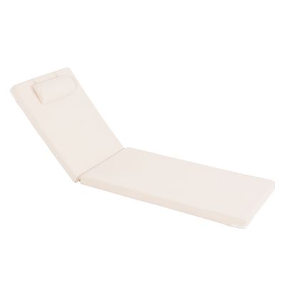 SUNBED CUSHION SIFNOS TEXTLINE BEIGE ΗΜ11234.61T 190(114-76)x58x6.5Ηcm.