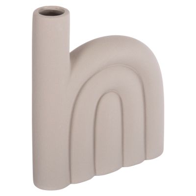 CERAMIC TABLE DECOR ARCON HM4639.03 MATTE GREY 23x5.5x29H cm.