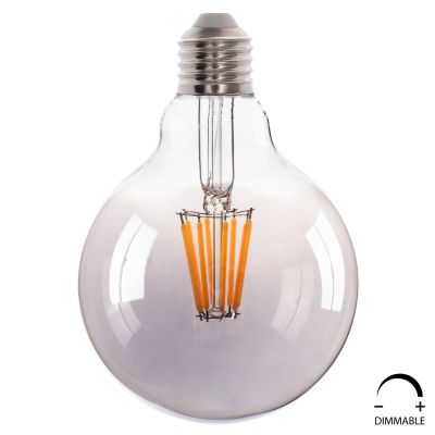 LIGHT BULB HM4050.03 GLOBO LED FILAMENT 8W E27 3000K SMOKE DIMMABLE