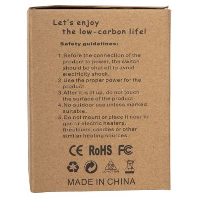 LIGHT BULB HM4050.03 GLOBO LED FILAMENT 8W E27 3000K SMOKE DIMMABLE