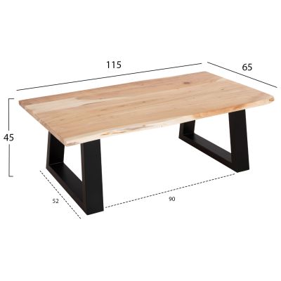 ХОЛНА МАСА SOFIA SLIM HM8502.21 АКАЦИЕВО ДЪРВО В СВЕТЪЛ ЕСТЕСТВЕН ЦВЯТ 115x65x41Hcm.