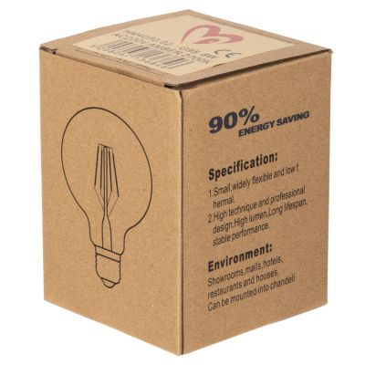 LIGHT BULB HM4050.02 GLOBO LED FILAMENT 8W E27 3000K GOLD DIMMABLE