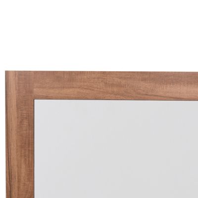 WALL MIRROR SQUARE SERIES HARRY HM4485.01 MELAMINE IN NATURAL WOOD COLOR 87x2(thickness)x87cm.