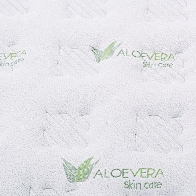 MATTRESS CONTINUOUS SPRING WITH MATTRESS PAD ALOE VERA 90X190 HM372.11 SINGLE SIDE
