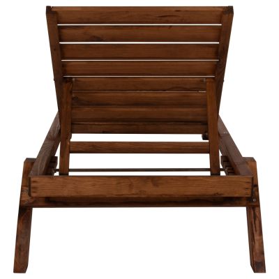 ПРОФЕСИОНАЛЕН ШЕЗЛОНГ HM11431.01 ЕЛОВО ДЪРВО В ОРЕХОВ НЮАНС 72x196x29-84H см.