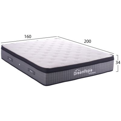 HM661.160-DREAMTOPIA MATTRESS,series "ULTIMATE", 160X200x34H