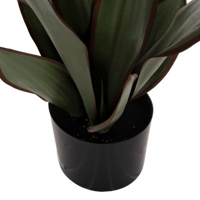 DECORATIVE SYNTHETIC PLANT IN POT HM7996 BROADLEAF SANSEVIERIA Φ14x12-51Υεκ.