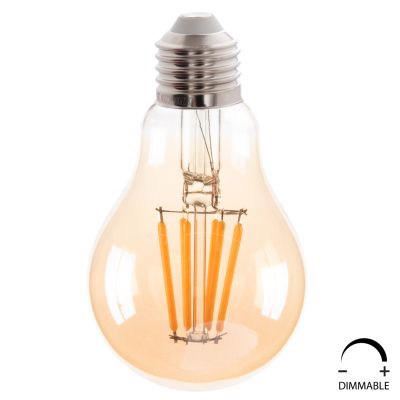 LIGHT BULB HM4045 LED FILAMENT 8W E27 3000K GOLD DIMMABLE