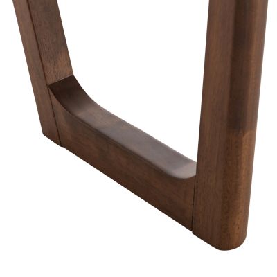 ТРАПЕЗНА МАСА ПРАВОЪГЪЛНА ПЛАВКА HM9745 MDF С ФУРНИР ОРЕХ SUNBURST 180x90x76Hcm.