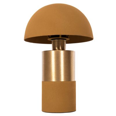 TABLE LAMP PUNE HM4254.10 METAL IN MUSTARD-GOLD Φ20,5x32,5Hcm.