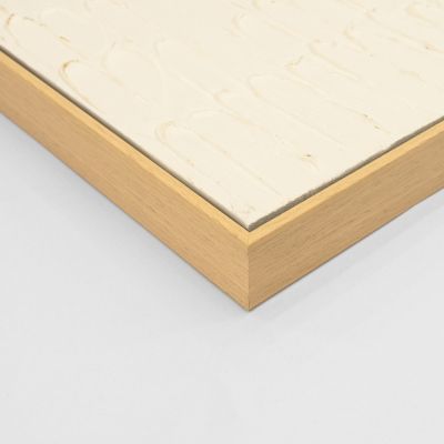 WALL PAINTING SHON HM4558 WITH BEIGE PS FRAME-CANVAS IN BEIGE & WHITE 62x4,5x92Hcm.