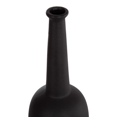 CERAMIC TABLE DECOR ELENDIL HM4591.02 MATTE BLACK Φ12x39.5Hcm.