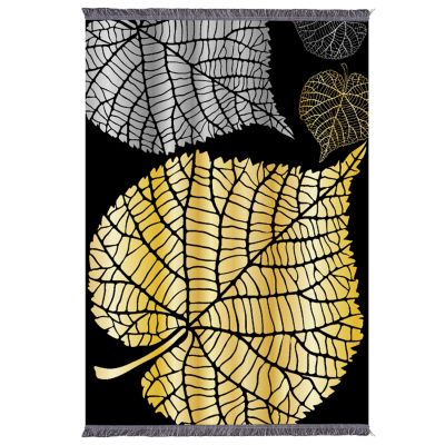 LIVING ROOM CARPET WITH FRINGES JOSIANE HM7723.39 LEAVES 180X280