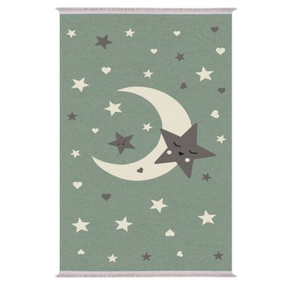 SERIES KIDDER KIDS' CARPET WITH FRINGES HM7678.20 MOON WITH STARS 80Χ150