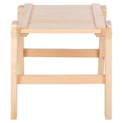 ПЛАЖНА МАСИЧКА SKOPEL HM6114.01 БОРОВО ДЪРВО В ЦВЯТ НАТУРАЛНО ДЪРВО 60x40x44Hcm.