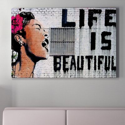 WALL PAINTING SERIES GOBI HM4830 PRINTED CANVAS 70x3(thickness)x50Hcm.