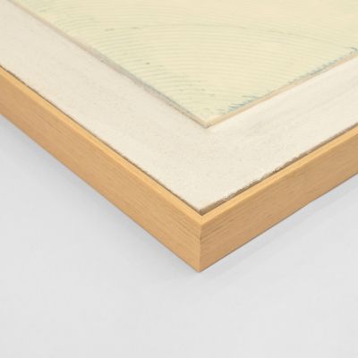 WALL PAINTING 3D HM4554 WITH BEIGE PS FRAME-HANDMADE CURVE SHAPES 72x5x102Hcm.