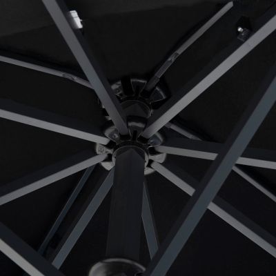 ПРОФЕСИОНАЛЕН ЧАДЪР ALU ТЕЛЕСКОПИЧЕН HM6031.03 4x4x2,95-4Μ С ЧЕРЕН АКРИЛЕН ДЪРП